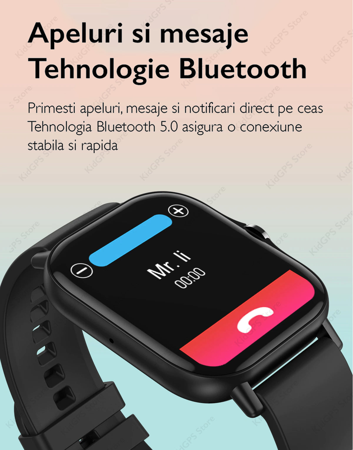 Ceas smartwatch femei TechON DT94 Plus+, Auriu Ceas smartwatch femei TechON DT94 Plus+, Auriu